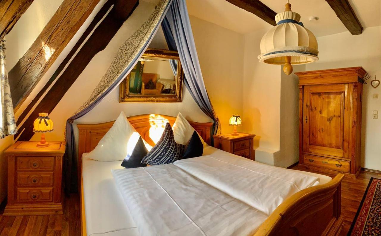 Altfraenkische Weinstube Otel Rothenburg ob der Tauber Dış mekan fotoğraf