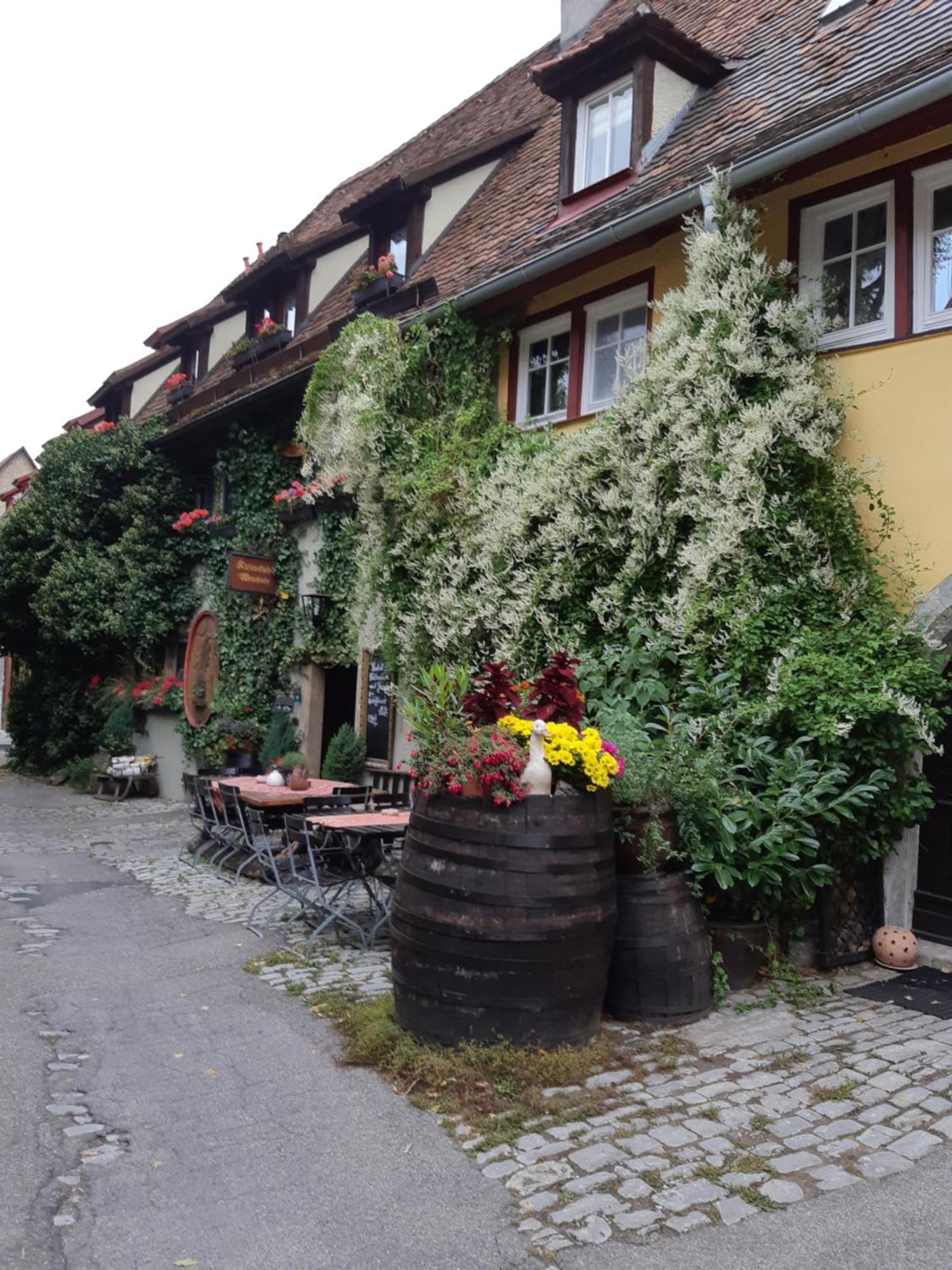 Altfraenkische Weinstube Otel Rothenburg ob der Tauber Dış mekan fotoğraf